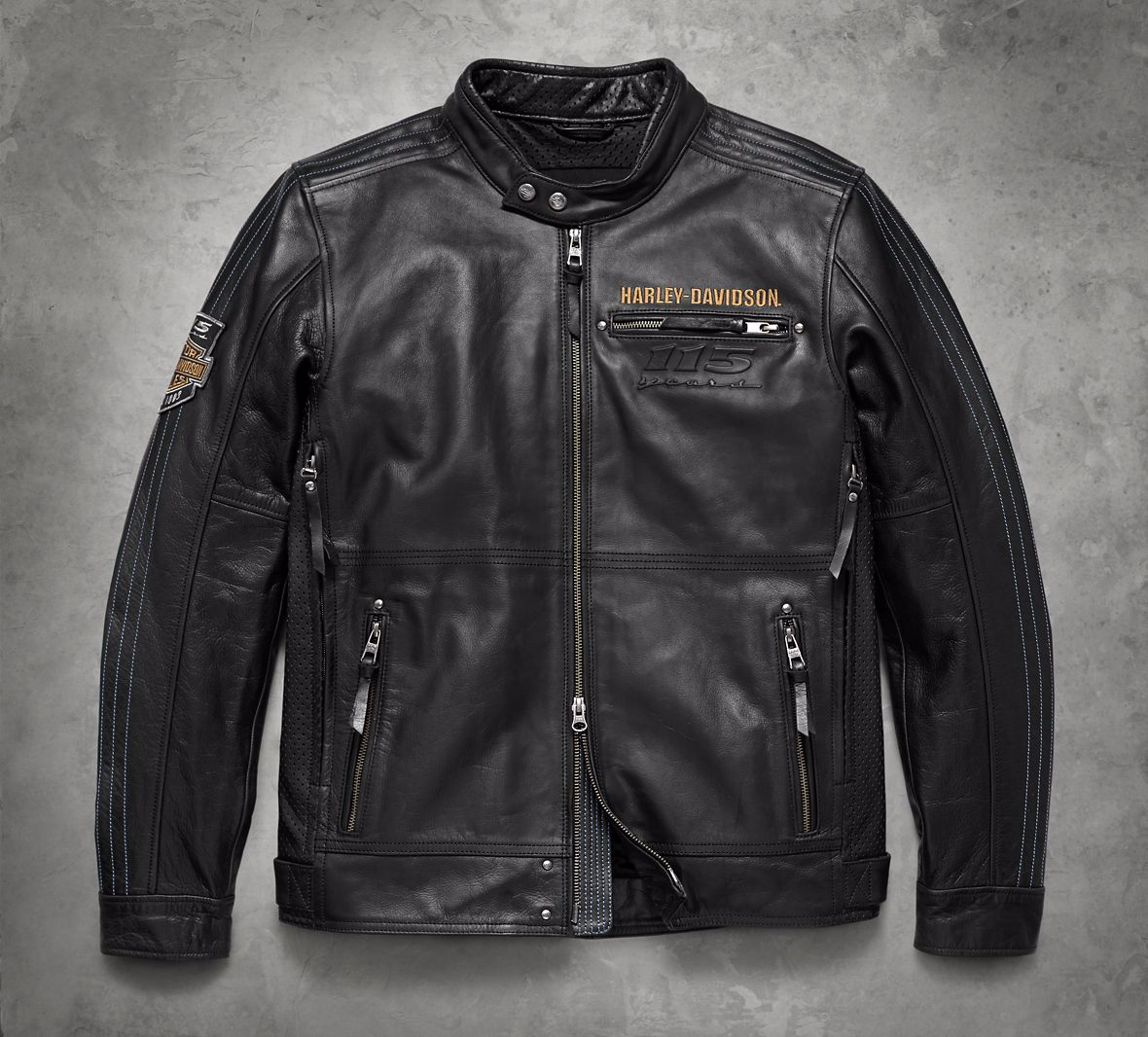 Men’s 115th Anniversary Leather Jacket A(495) – Revolutionize Your Ride